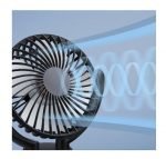 Car fan with child-safe design, double head, 360-degree rotation, powerful and quiet, works on car lighter - 3R-3009 - Image 4