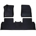 New shape 9D pedal for Peugeot 5008  (5 Seats)  2017-2020 (3 pieces) / Black Color