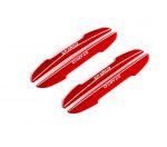 Car Door Protection 4 Pieces Bumper Set for all Cars - 6118 - Red
