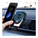 ⁦شاحن لاسلكي وحامل للهاتف متوافق مع السيارة متوافق مع جميع الهواتف التى تشحن لاسلكي - PT01 - أسود⁩ - الصورة ⁦18⁩