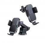 شاحن لاسلكي وحامل موبيل للسيارة 15 واط شحن سريع متوافق مع جميع الهواتف التى تشحن لاسلكي - OJD-51