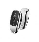 car key cover For Mercedes E Class 2020-2021 / Silver Color - Image 3