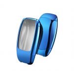 car key cover For Mercedes E Class 2020-2021 / Blue Color - Image 5