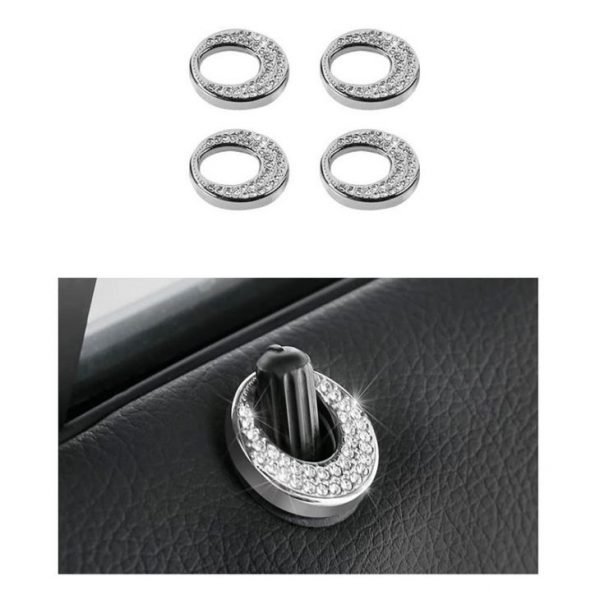 Cover Lock car door For Mercedes A 2013-2018 ( 4 Pieces) / Silver Color