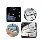 Cover for the control buttons in the car wheel For Mercedes New C Class 2016-2019 ( 12 Pieces ) - Image 2