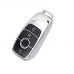 car key cover For Mercedes E Class 2020-2021 / Silver Color