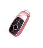 غطاء مفتاح السيارة لمرسيدس E Class 2020-2021 / لون روز جولد