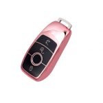 car key cover For Mercedes E Class 2020-2021 / Rose Gold Color