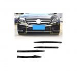 Front bumper accessories For Mercedes New E Class 2016-2019 / Black Color - Image 2