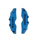 Brake Caliper Pads Cover two pieces, 3D, sports Decor, brake decoration Large 18 inch & above - 21-5 - Blue color