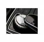 ⁦غطاء لزرار المالتي ميديا لمرسيدس   C Class 2016-2019  /  لون فضي⁩ - الصورة ⁦4⁩