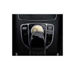 ⁦غطاء لزرار المالتي ميديا لمرسيدس   C Class 2016-2019  /  لون ذهبي⁩ - الصورة ⁦2⁩