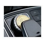 ⁦غطاء لزرار المالتي ميديا لمرسيدس   C Class 2016-2019  /  لون ذهبي⁩ - الصورة ⁦4⁩