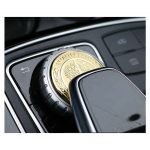 Cover Multimedia button decoration For Mercedes C 2008-2014 / Gold Color