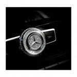 Cover Cassette volume level For Mercedes ML 2016-2019 / Silver Color