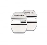 Cover Lock car door For Mercedes C Class 2008-2014 ( 4 Pieces) / Silver Color - Image 4