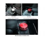 Cover Multimedia button For Mercedes C 2008-2014 / Red Color - Image 9