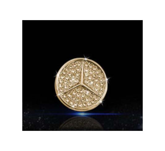 غطاء مفتاح درج لوحة القيادة لمرسيدس C 2008-2014  / لون ذهبي