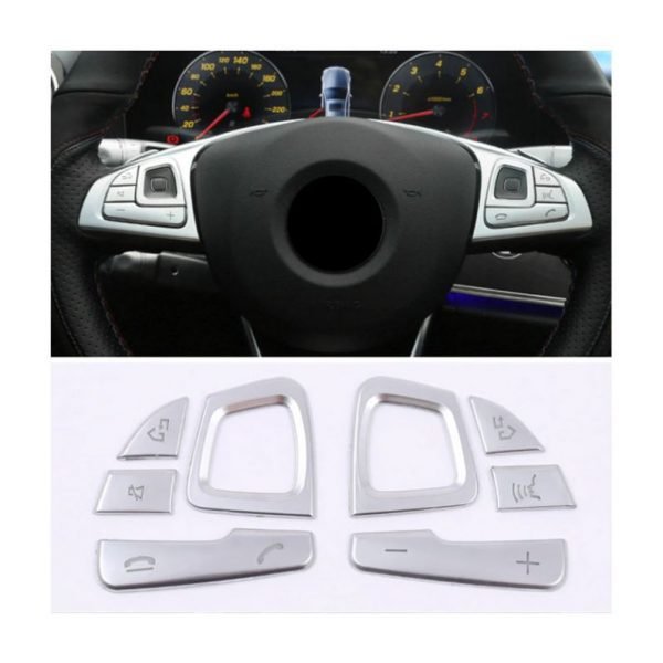 غطاء ازرار التحكم الموجود في طارة السيارة لمرسيدس  New E Class