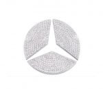 Accessory to decorate the rear Mercedes logo For Mercedes GLA 2016-2019  /  Silver Color - Image 3