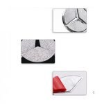 Accessory to decorate the rear Mercedes logo For Mercedes GLA 2016-2019  /  Silver Color - Image 4