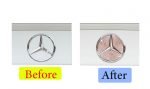 Accessory to decorate the rear Mercedes logo For Mercedes E Class 2016-2018  / Rose Gold Color - Image 2
