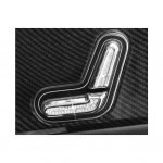 Cover car seat control buttons For Mercedes A 2019-2020 ( 4 Pieces ) / Silver Color