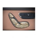 Cover car seat control buttons For Mercedes C 2019-2020 ( 7 Pieces ) / Gold Color