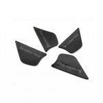 مجموعة غطاء مقبض باب السيارة من الداخل لمرسيدس  New C Class & E Class 2016-2019  / لون اسود  ( 4 قطع )