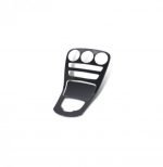 Center console cover For Mercedes C Class 2016-2019 / Black Color ( 2 Pieces ) - Image 3