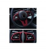 ⁦إطار عجلة القيادة لمرسيدس A Class 2020 / لون احمر غامق⁩ - الصورة ⁦3⁩