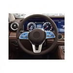 Cover for the control buttons in the car wheel For Mercedes  A Class 2020 /  Blue Color - Image 3