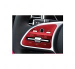 Cover for the control buttons in the car wheel For Mercedes  A Class 2020 / Red Color - Image 4