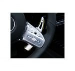 ⁦غطاء بدال شيفتات لعجلة القيادة لعربيات مرسيدس المزودة ببدال الشيفتات من موديل 2015 الي 2021 / لون فضي⁩ - الصورة ⁦3⁩