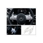 Cover Steering wheel paddles are compatible with Mercedes with shift paddles From Model 2015 To 2021 / Silver Color - Image 5