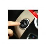 Engine start button cover For Mercedes New C Class 2016-2019 /  Black Carbon Color - Image 8