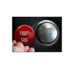 Engine start button cover For Mercedes New C Class 2016-2019 /  Red Carbon Color - Image 8