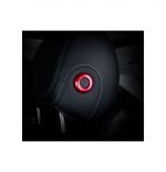 غطاء زر التحكم في مسند الرأس لمرسيدس   New C Class 2016-2019 ( 2 قطع ) / لون احمر