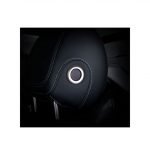 غطاء زر التحكم في مسند الرأس لمرسيدس   New C Class 2016-2019 ( 2 قطع ) / لون فضي