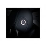 Cover for the headrest control button For Mercedes New C Class 2016-2019 ( 2 Pieces )  / Silver Color