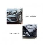 Front bumper accessories For Mercedes New E Class 2016-2019 / Black Color - Image 6