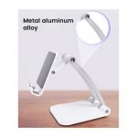 Desktop Foldable Stand For Mobile and Tablet - Q009 - White - Image 5