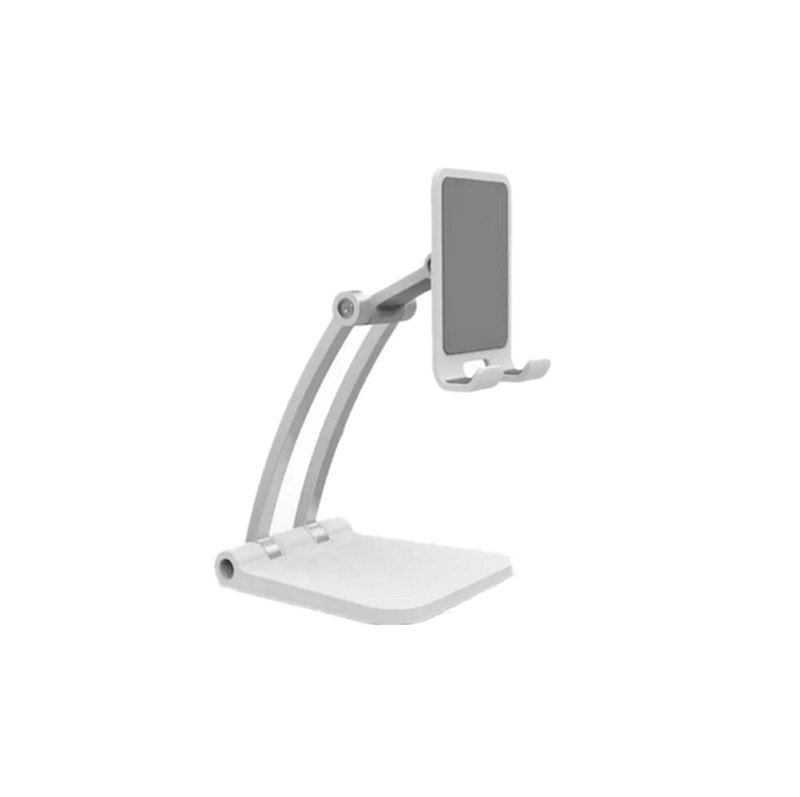 afseafef-(7) Desktop Foldable Stand For Mobile and Tablet - Q009 - White - Image 1