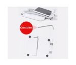 Desktop Foldable Stand For Mobile and Tablet - Q009 - White - Image 8