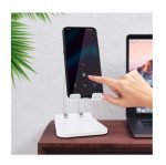 Desktop Foldable Stand For Mobile and Tablet - Q009 - White - Image 10