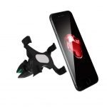 حامل موبايل للسيارة يركب على فتحة التكييف - B14 - فضي