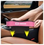 ⁦منظم جانبي لمقعد السيارة من قطعتين وحامل أكواب متعدد الوظائف مناسب لسيارات مازدا - CSB - زهري⁩ - الصورة ⁦4⁩