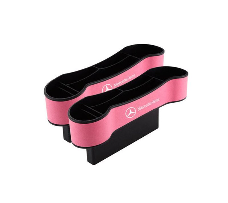 dchftgcht (3) Car Seat Side Organizer and Cup Holder Multifunctional 2 Piece for Mercedes- CSB - Pink - Image 1