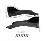 Rear Bumper lip wiper 2 Piece - SP-03 - Black - Image 9