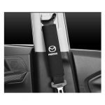 Car seat belt pouch 2 Piece for Mazda - TK500 - Black